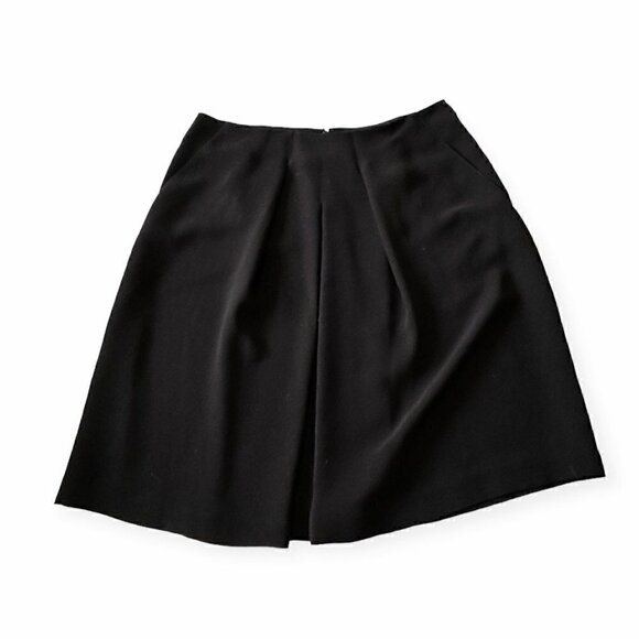 Vince Inverted pleat skirt, Black, Size 12, New - Picture 3 of 12